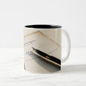 Script Your Day: Prescription Pad and Pen Tasse (VorderseiteRechts)