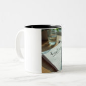 Script Your Day: Prescription Pad and Pen Tasse (Vorderseite Links)