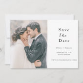 Script Zwei Foto Save the Date (Vorderseite)