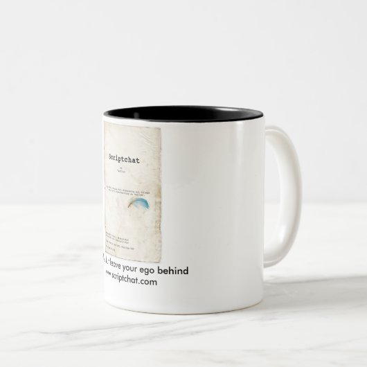 Scriptchat Tasse (VorderseiteRechts)