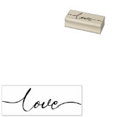 Scripte Typografie Valentine Liebe Gummistempel (Stempel)