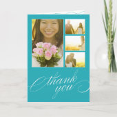 SCRIPTED COLLAGE | WEDDING THANK YOU CARD DANKESKARTE (Vorderseite)