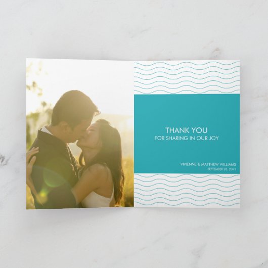 SCRIPTED COLLAGE | WEDDING THANK YOU CARD DANKESKARTE (Innenseite)