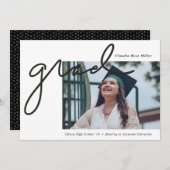 Scripted Grad Abschluss Ankündigung (Vorne/Hinten)