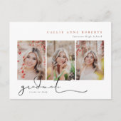 Scripted Snapshots Foto Abschluss Ankündigung Postkarte (Vorderseite)