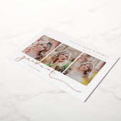 Scripted Snapshots Foto Abschluss Folieneinladung (Gedreht)