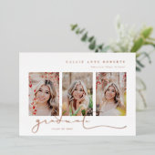 Scripted Snapshots Foto Abschluss Folieneinladung (Stehend vorne)