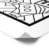 Scripting Color Me Hübsch Poster (Ecke)