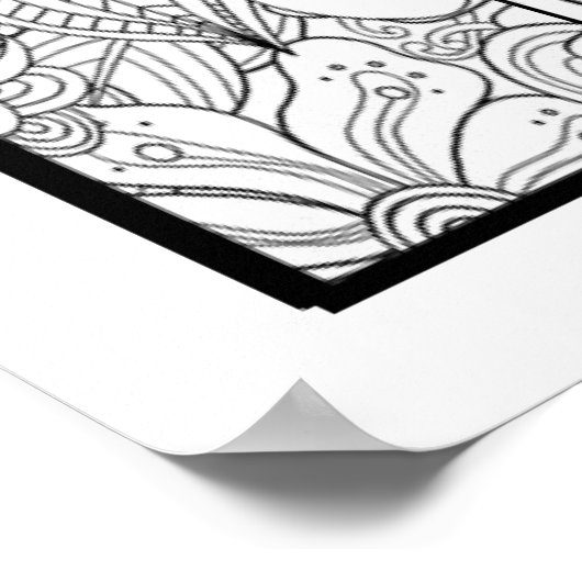 Scripting Color Me Hübsch Poster (Ecke)