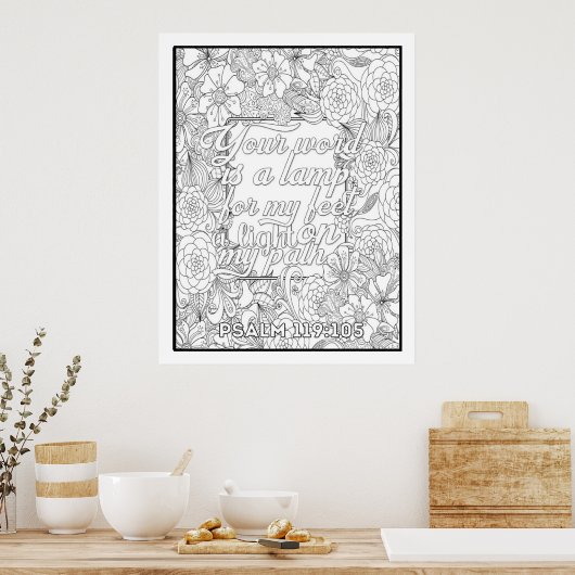 Scripting Color Me Hübsch Poster (Küche)