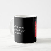 Scripting Customized ANTIGUA BARBUDA FLAG Black Kaffeetasse (Vorderseite Links)