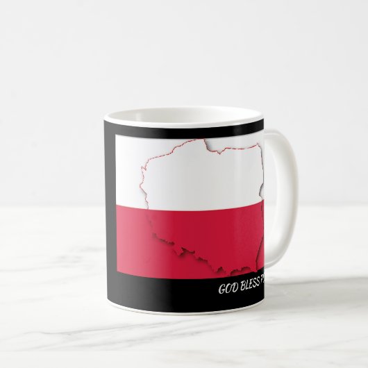 Scripting Customized POLEN FLAG Black Kaffeetasse (VorderseiteRechts)