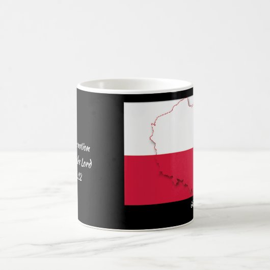 Scripting Customized POLEN FLAG Black Kaffeetasse (Mittel)