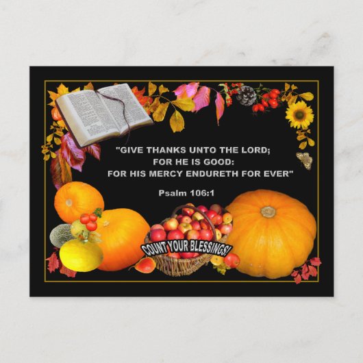 Scripting danke ~ POSTCARD Feiertagspostkarte (Vorderseite)