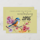 Scripting Grußkarte Everlasting Liebe Postkarte (Vorne/Hinten)