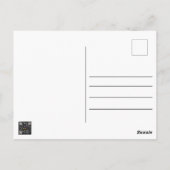 Scripting Grußkarte Ich danke Postkarte (Rückseite)