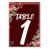 Scripting Hochzeit Tischnummer (Rückseite)