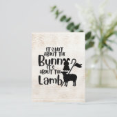 Scripting Osterpost Card Postkarte (Stehend Vorderseite)