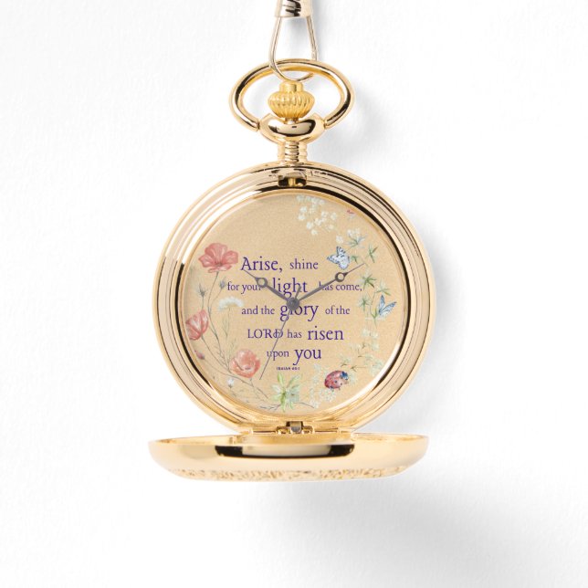Scripting Pocket Watch Armbanduhr (Vorderseite)