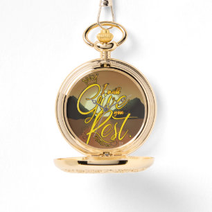Scripting Pocket Watch Armbanduhr