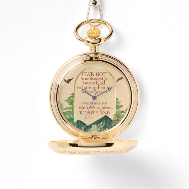 Scripting Pocket Watch Armbanduhr (Vorderseite)