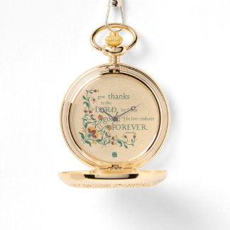 Scripting Pocket Watch Armbanduhr