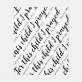 Scripting Verse Personalisiert Baby Fleece Blanket (Vorderseite)