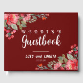 Scripting Wedding Guestbook Gästebuch (Vorderseite)