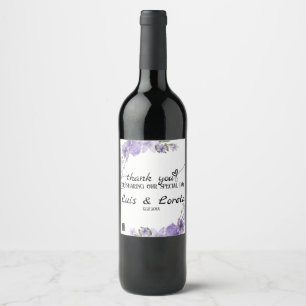 Scripting Wine Flasche Etikett