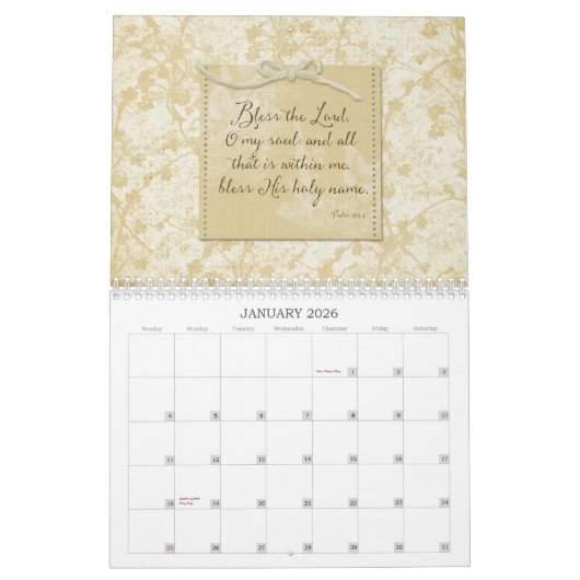 Scriptkalender - O Danke Kalender (Jan 2026)