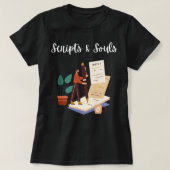 "Scripts & Souls" für Psychologen T-Shirt (Design vorne)