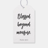 Scripture Centerpiece Decoration Graduation Party Geschenkanhänger (Rückseite)