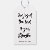 Scripture Centerpiece Decoration Graduation Party Geschenkanhänger (Rückseite)