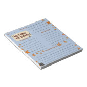 Scripture Daily Reflection Notepad Blue Notizblock (angewinkelt)