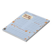 Scripture Daily Reflection Notepad Blue Notizblock (Rotiert)