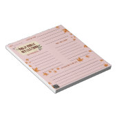 Scripture Daily Reflection Notepad Pink Notizblock (angewinkelt)