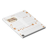 Scripture Daily Reflection Notepad White Notizblock (angewinkelt)