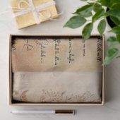 Scripture & Elegant Floral Equine, Decoupage  Seidenpapier (Geschenk)