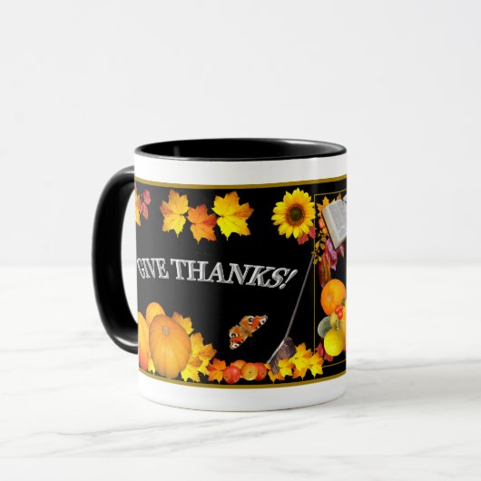 SCRIPTURE-ERNTEDANK TASSE (Vorderseite Links)
