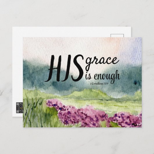 Scripture Greeting Post Card Postkarte (Vorne/Hinten)