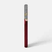 Scripture Hessian Embryo Red Heart Gold Dove Samsung Galaxy Hülle (Linke Seite)