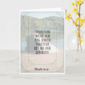 Scripture-Hochzeits-Karten-Gott segnen diese Karte (Gelbe Blume)