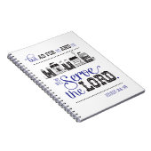 Scripture Inspired Journal Bible Joshua 24 Notizblock (Rechte Seite)