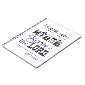 Scripture Inspired Journal Bible Joshua 24 Notizblock (Linke Seite)