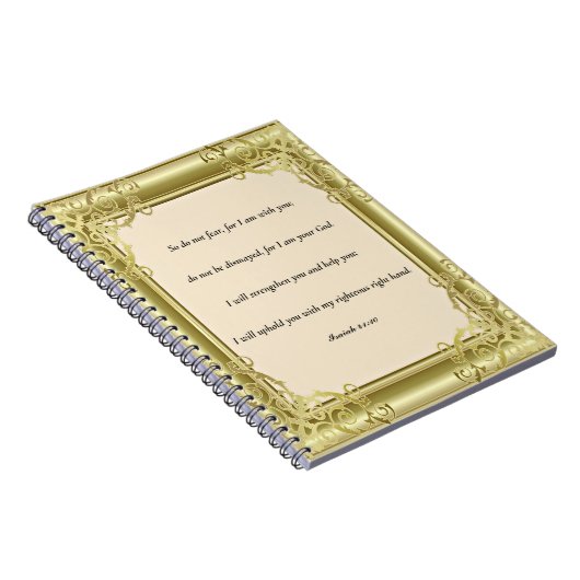 Scripture, Isaiah 41:10 Notizblock (Rechte Seite)