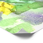 Scripture Isaiah 51:3 Desert Lupines Wildflowers Poster (Ecke)