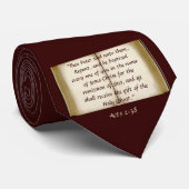 Scripture-Krawatte - Taten-2:38 Krawatte (Gerollt)