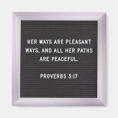 Scripture Magnet - Proverbs 3:17 (Vorne)