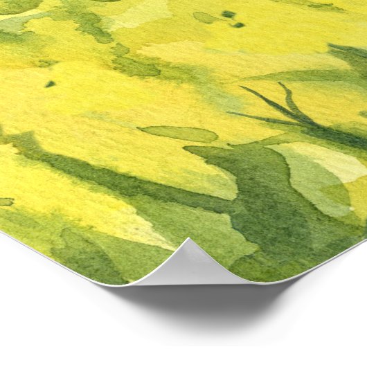 Scripture Mustard Seed Luke 13 Bible Verse Poster (Ecke)