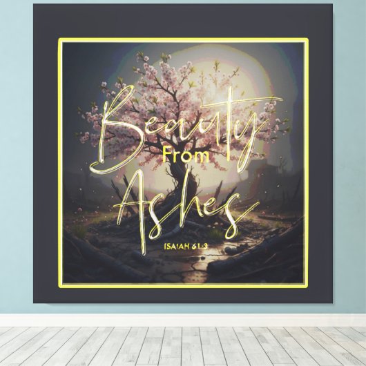 Scripture Pictures 06-02 Leinwanddruck (Insitu (Holzboden))